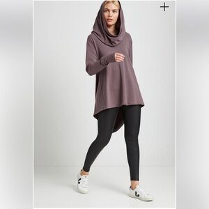 NWT Marcella NYC Firenze Hoodie Poncho Anthracite Size XXXL